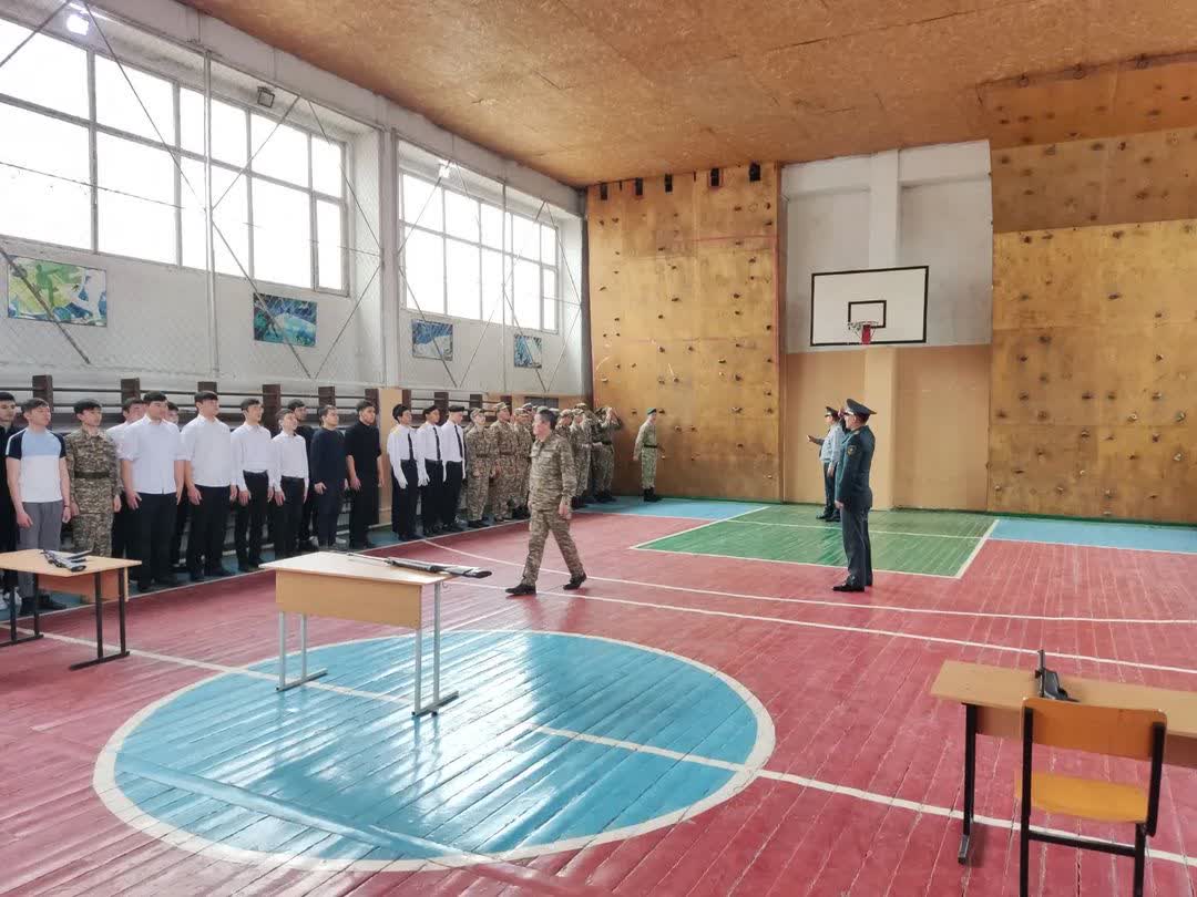 Әскери спорттық «Сардар» атты оқушылар арасында байқау өтті.