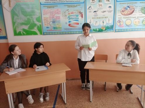 «2022 жыл-балалар жылына» орай «Бақытты бала – болашақ ел кепілі» мектеп оқушыларының мектепішілік пікірсайыс турнирі