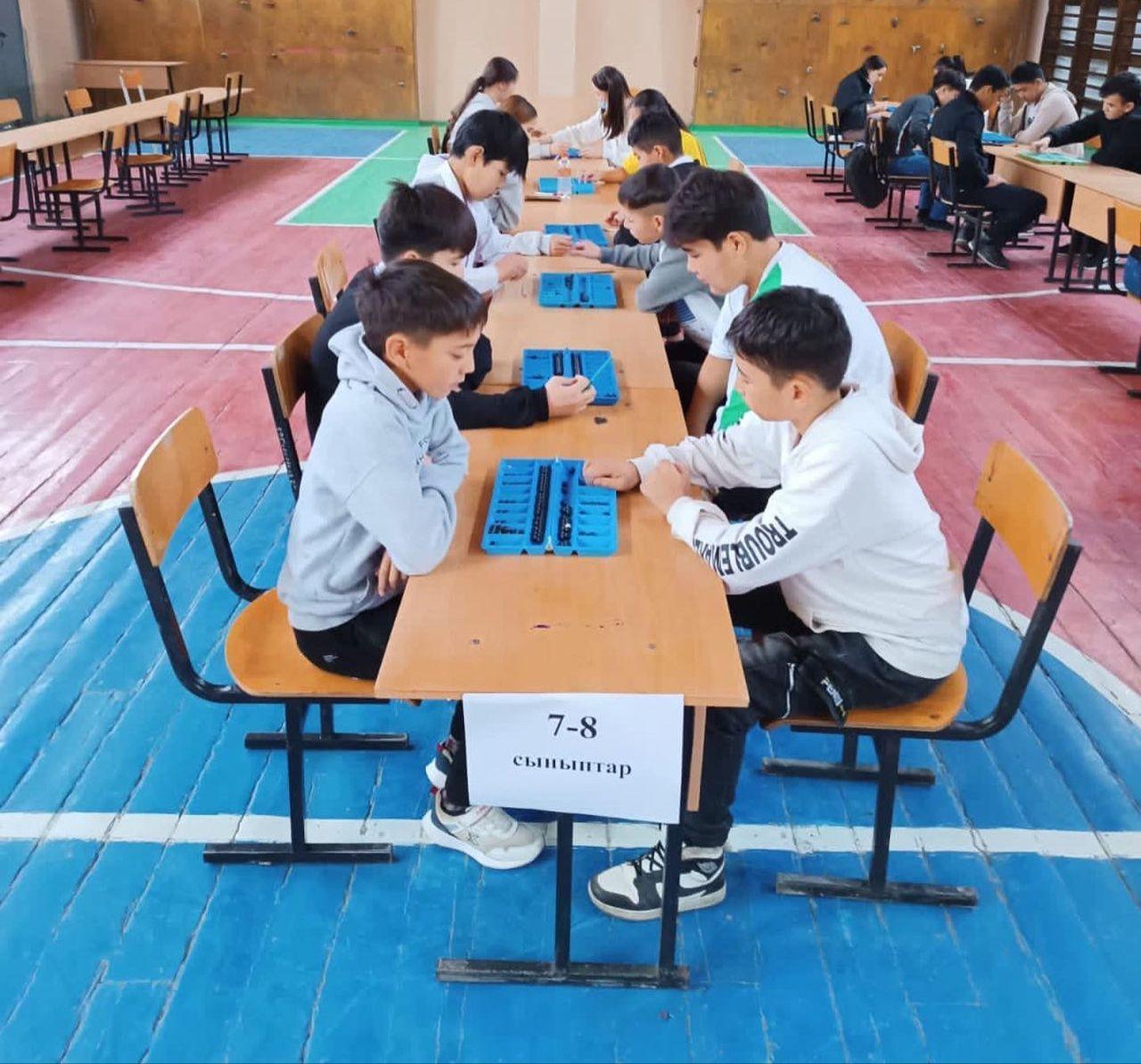 Мектебімізде мектеп лигасы бойынша  аймақтық тоғызқұмалақтан жарыс өтті..