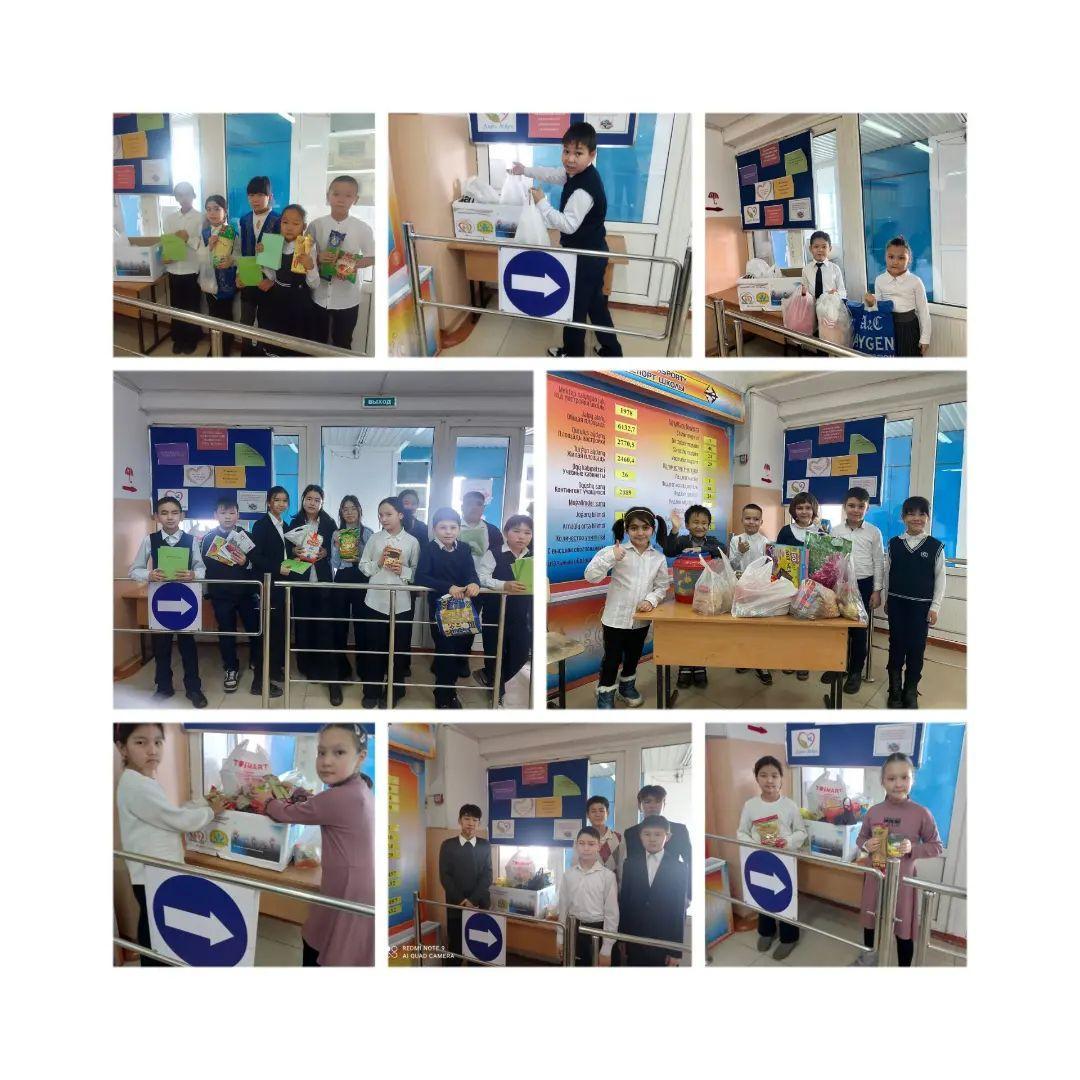 31.01-08.02 аралығында "Жақсылық жасап жарысайық" атты қайырымдылық акциясы өткізілді.